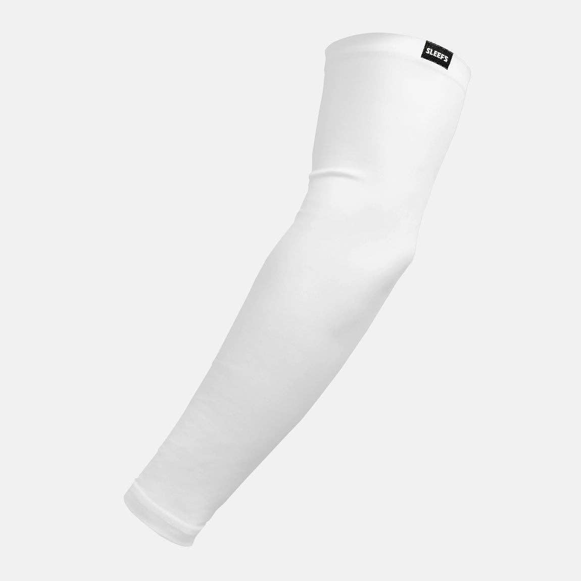  Basic White Football Compression Arm Sleeve : Clothing, Shoes &  Jewelry