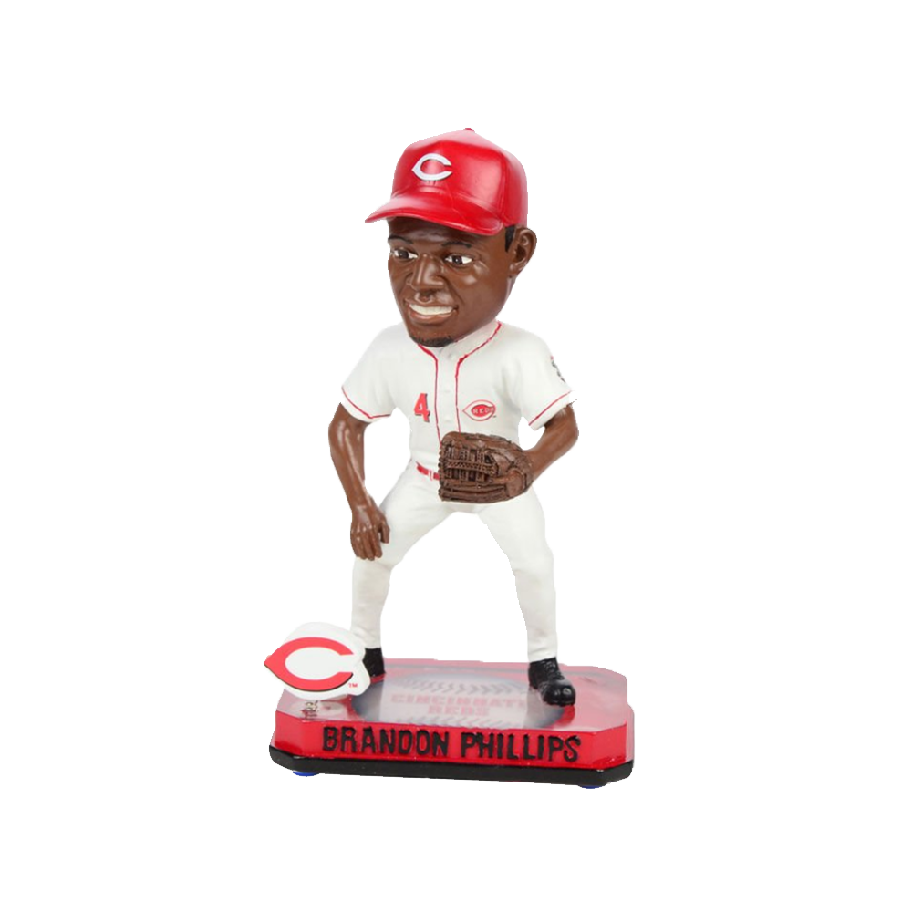 FOCO Brandon Phillips Springy Logo Base Bobblehead