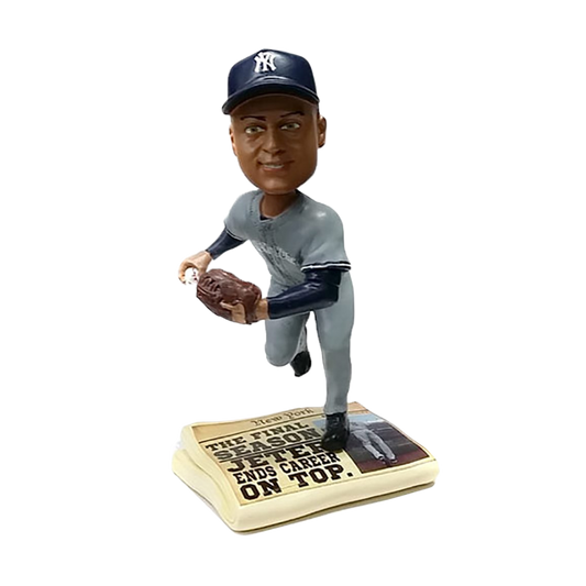 FOCO Derek Jeter Yankees Newspaper Base Bobblehead HEH0514