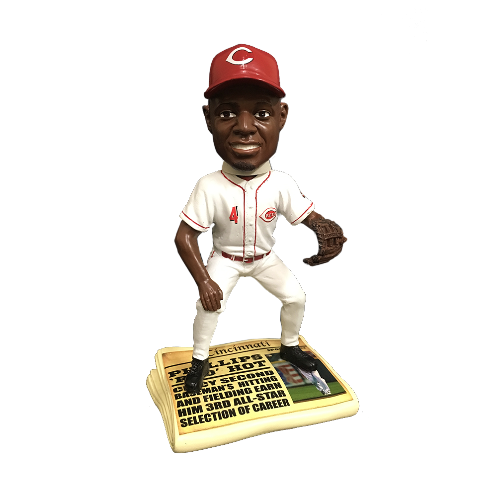 FOCO Brandon Phillips Newspaper Bobblehead HEH0514