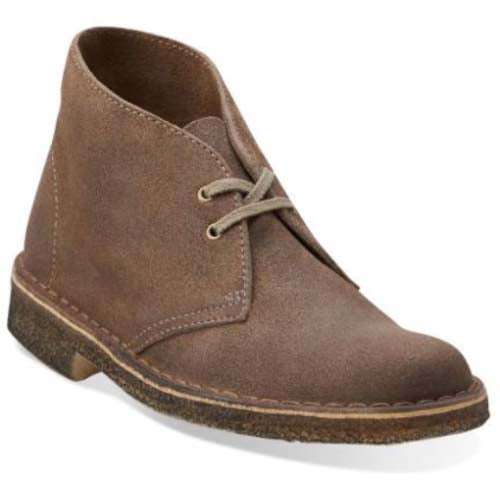 Clarks Originals Men's Desert Boot Taupe Suede 78354