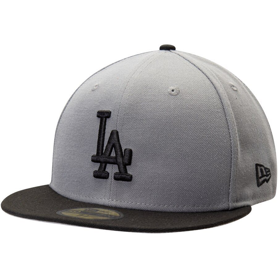 New Era Dodgers Gray/Black 59FIFTY Hat – MBA Team Sports