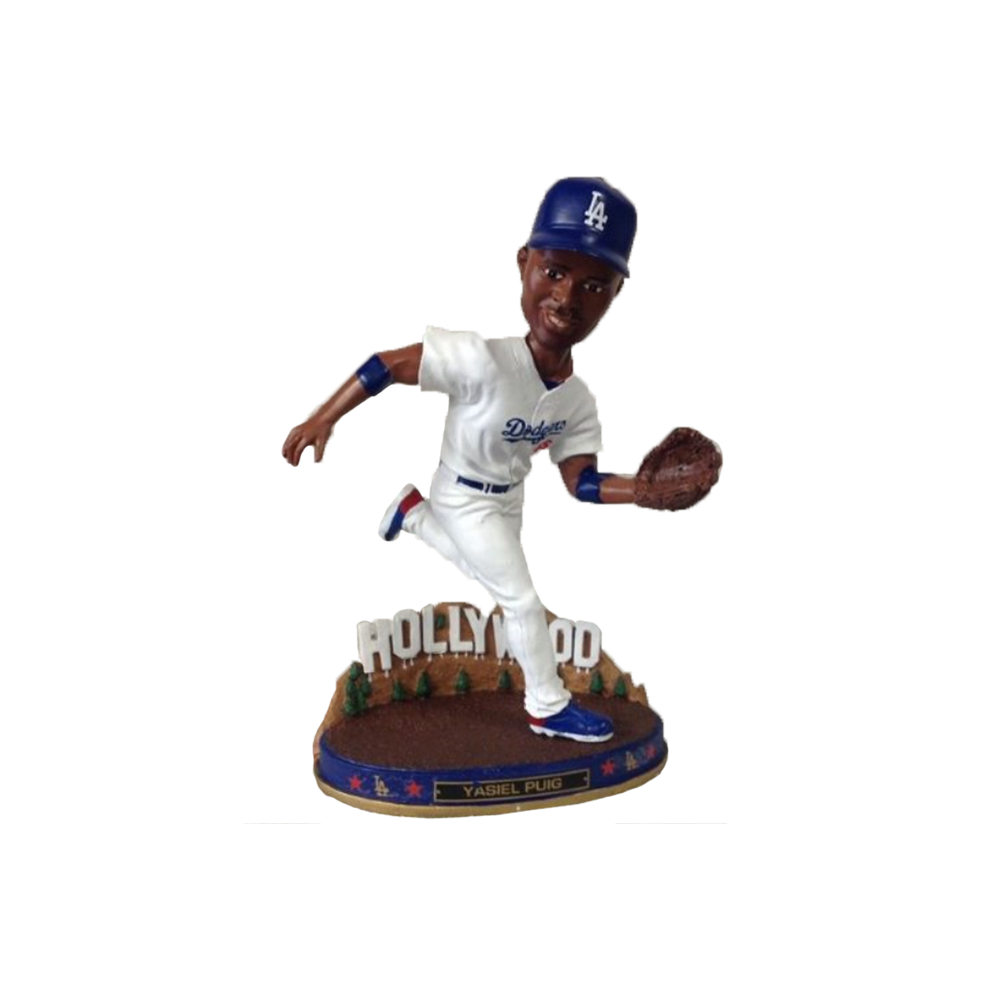 FOCO Yasiel Puig Los Angeles Dodgers City Bobblehead WTX1213