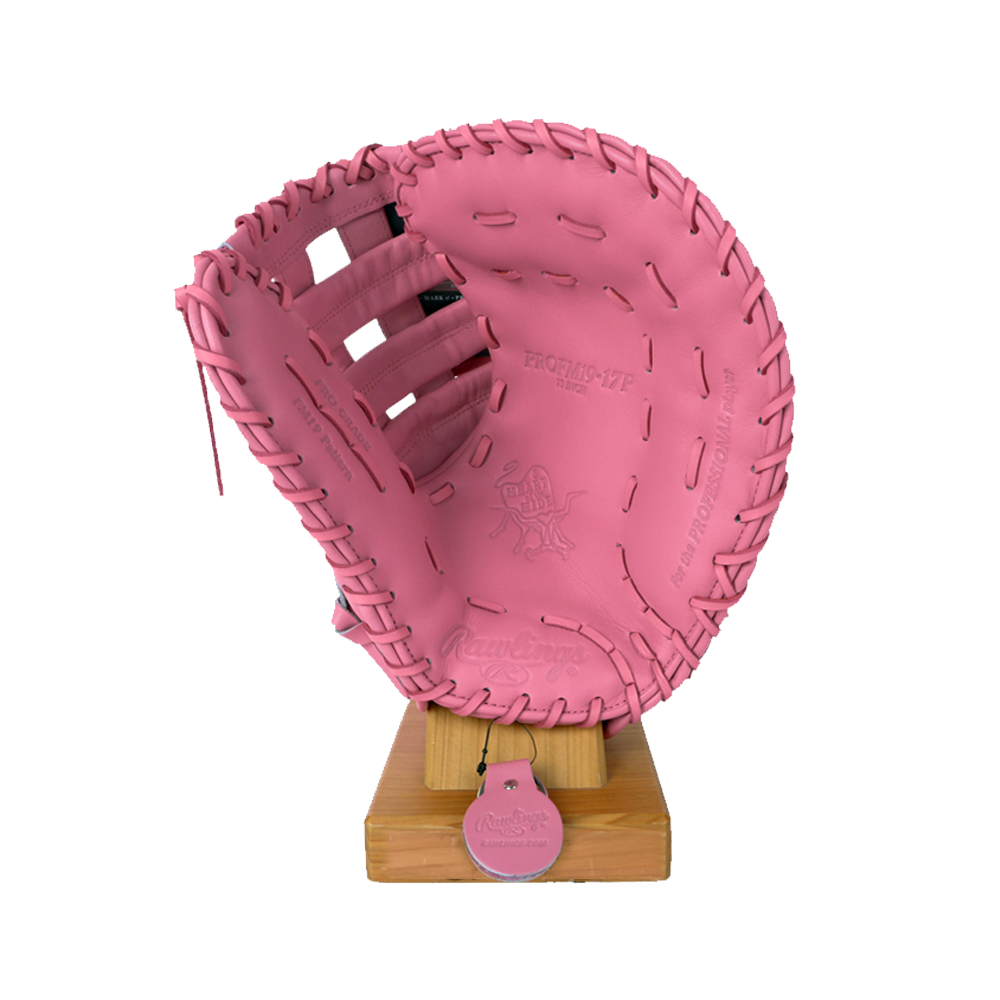 Rawlings Heart of the Hide 13" SMU Pink First Base Mitt PROFM19-17P