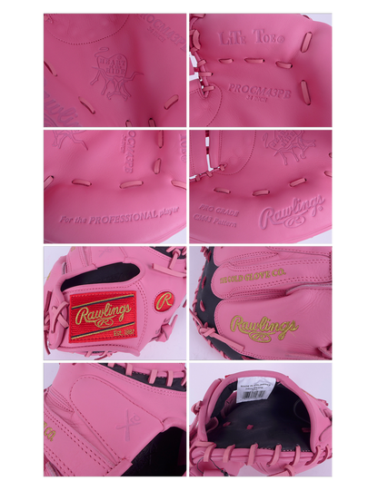 Rawlings Heart of the Hide 34" SMU Pink Catcher's Mitt PROCM43PB