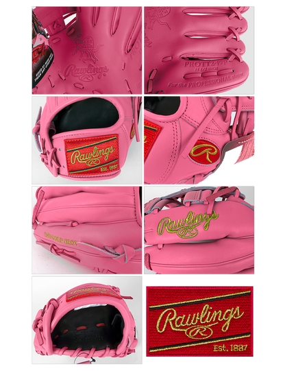 Rawlings Heart of the Hide 11.50" SMU Pink Baseball Glove PROTT2-19P