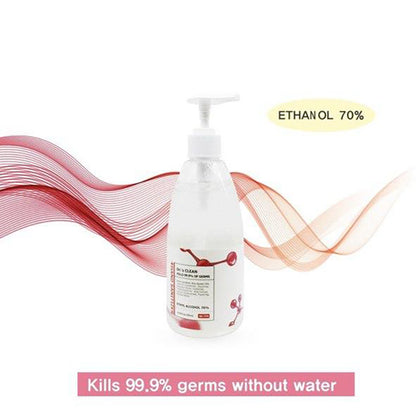 DR.'S CLEAN Unscented Gel Hand Sanitizer 70% Alcohol - 16.9 Fluid Ounce (Pack of 2)