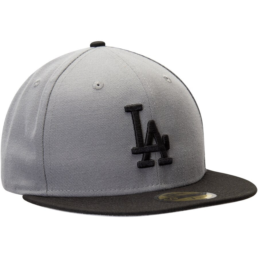 New Era Dodgers Gray/Black 59FIFTY Hat